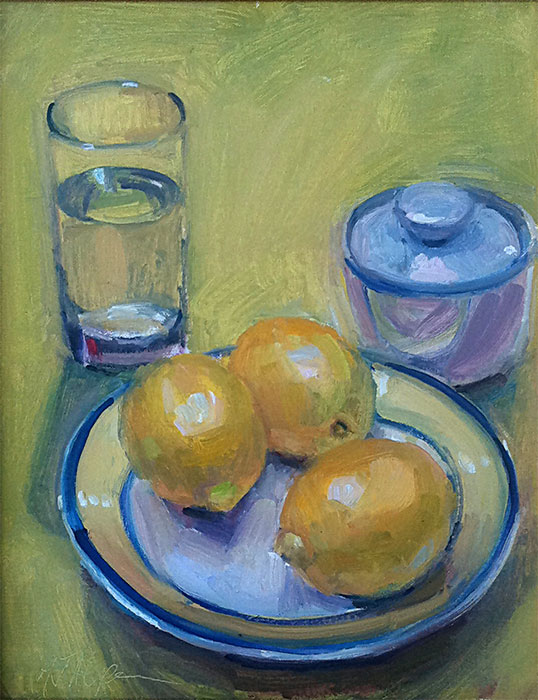 Painting Of Lemons