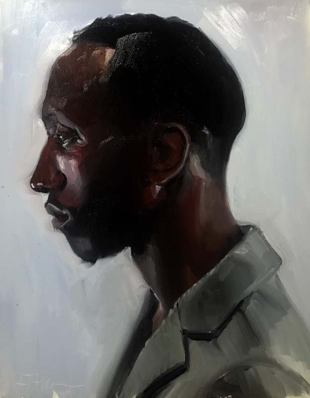 Painting Of Stefan In Profile