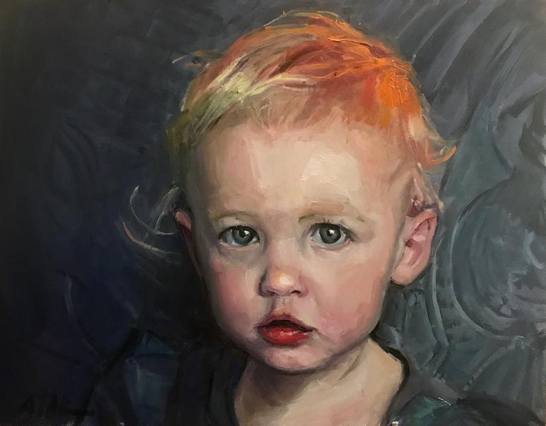 Painting Of Baby Eliza