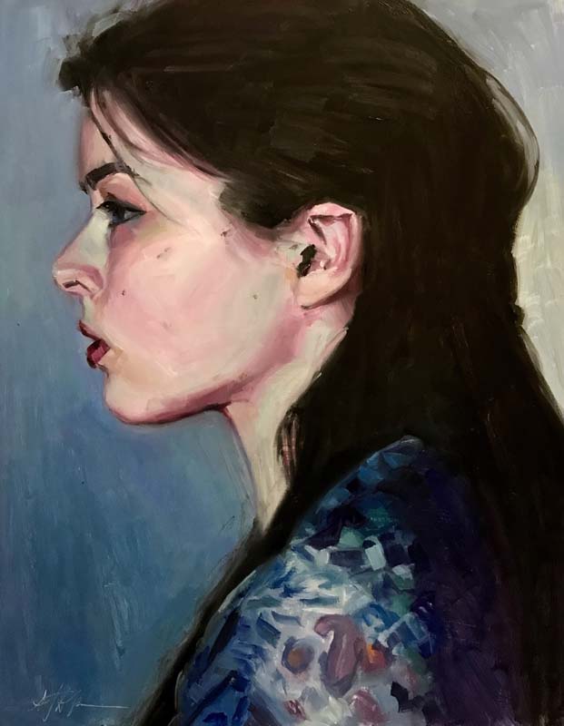 Painting Of Austheia In Profile