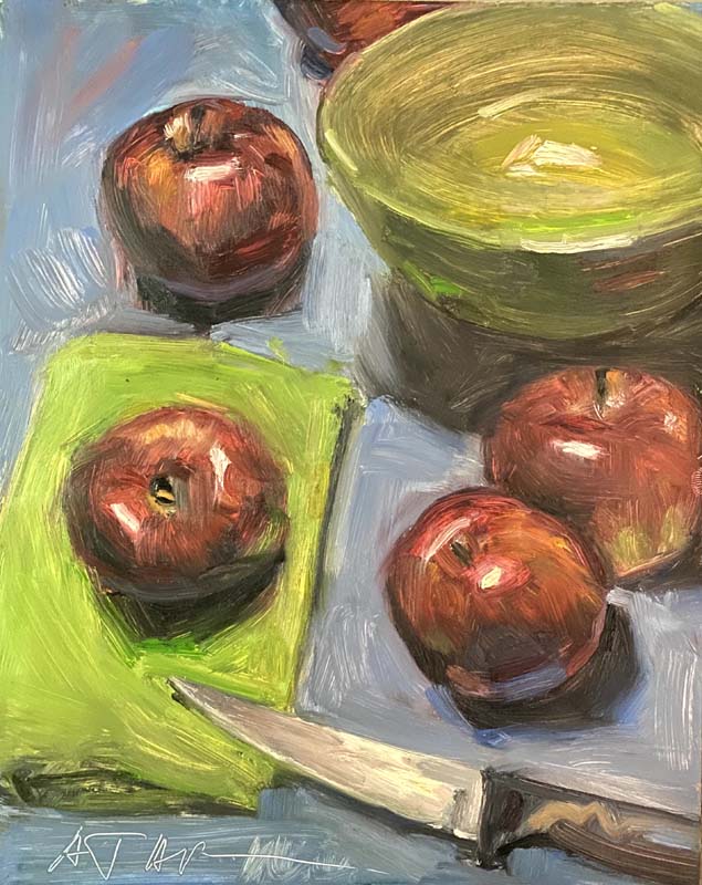 Painting Of Apples