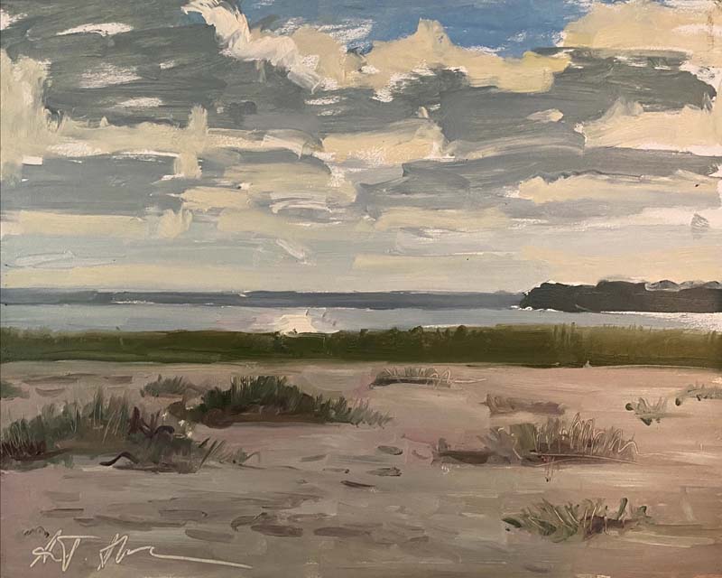 Painting Of Tom’s Cove Beach
